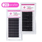 Genie 20pcslot All Sizes Mink Eyelash Extension Artificial Eyelash Fake False Eyelash