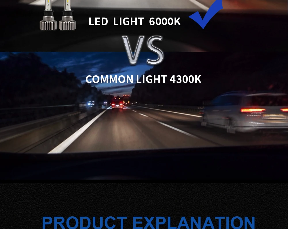 Волшебная COLORM 2 шт Мини F32 H4 авто светодиодный головной светильник 9005 HB3 9006 HB4 H11 H7 H1 H3 50 Вт 5400LM 6000 К светодиодный налобный фонарь лампы туман светильник