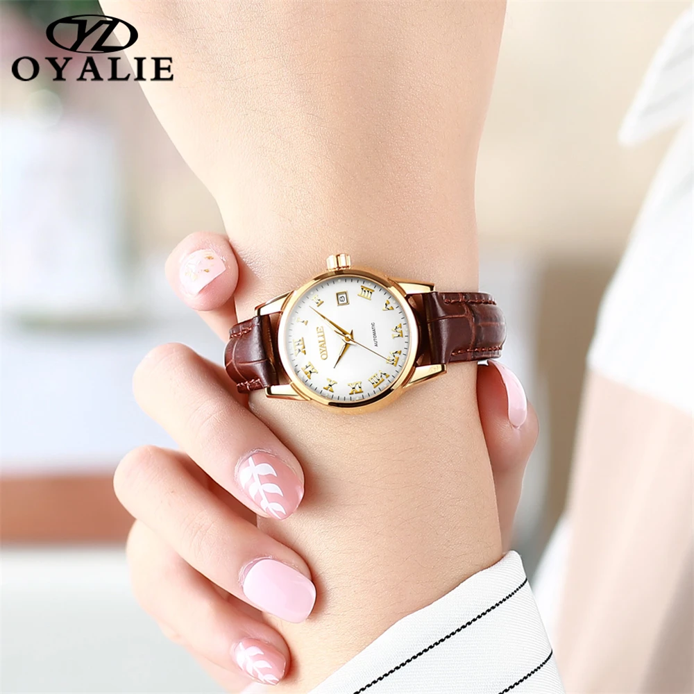 

OYALIE fashion ladies watch luxury brand women automatic watches couple gift best sellers mechanical wristwatches for woman