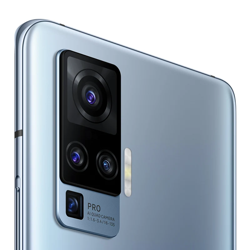 Новый vivo X50 Pro 8 ГБ 128 60X зум 48.0MP в основном Камера сотовый телефон 4315 мАч NFC Snapdragon 76 5G
