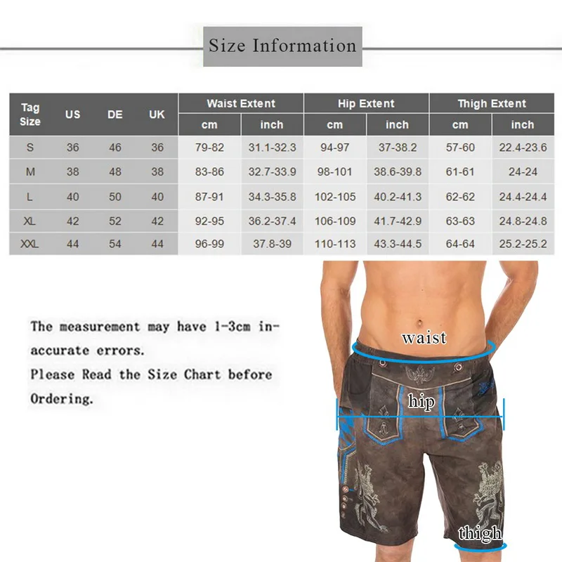 

Oktoberfest Men Shorts Print Elastic Waist Short Homme Summer Pantalon Corto Hombre Vintage Beach Short Pants Loose Cargo Shorts