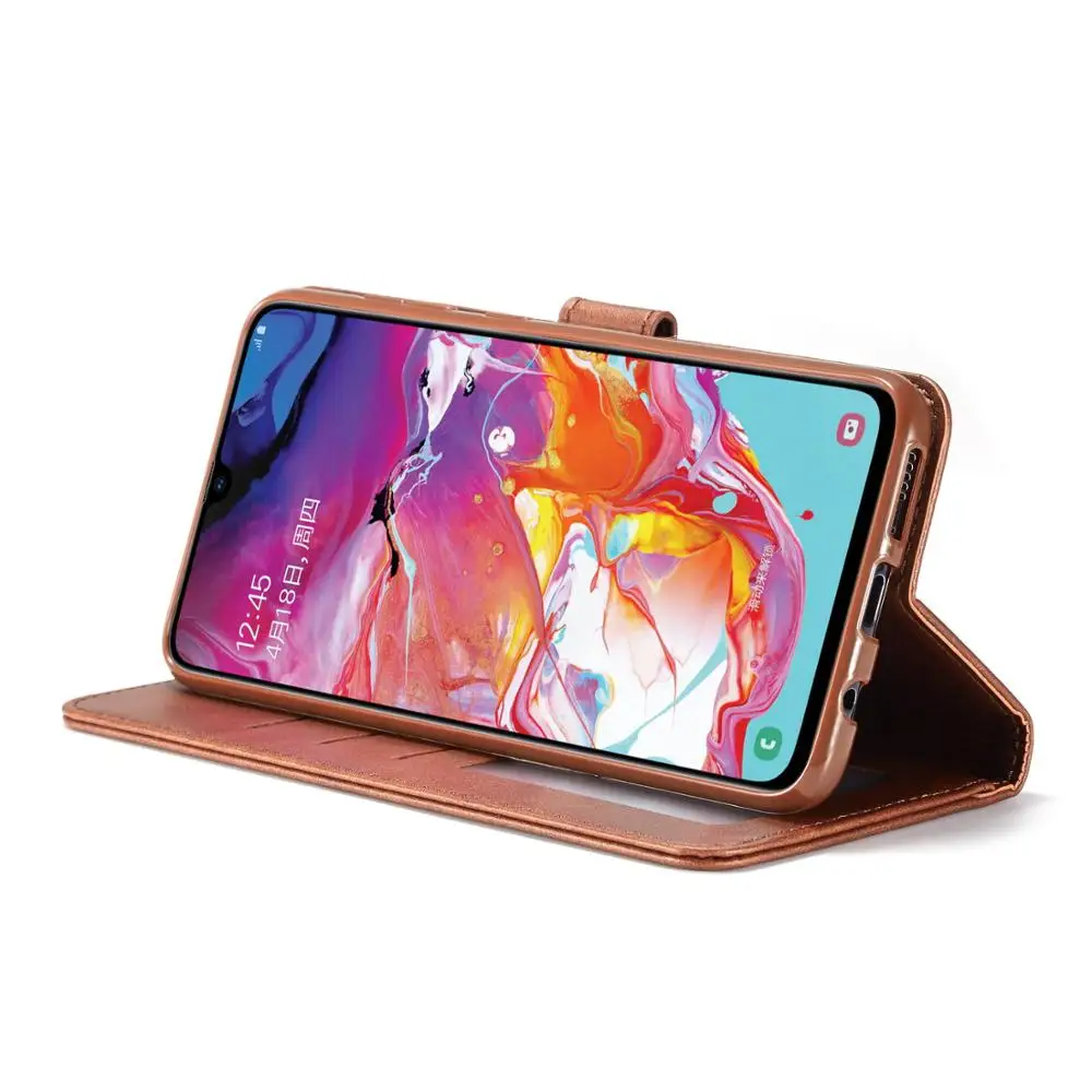 Чехол для телефона Samsung Galaxy S7 edge S8 S9 S10 S20 FE Note 10 Plus Ultra 5G A10 A20 A30 A40 A50 M10 M20 M30 кожаный