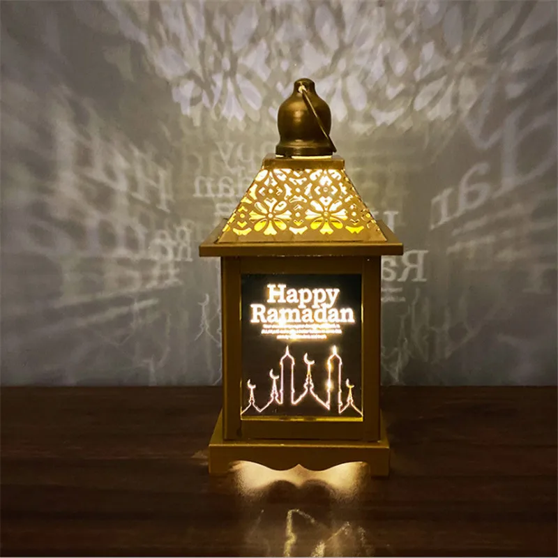 

Ramadan Moon LED Lantern Eid Mubarak Lanterns for Home Islam Muslim Party Supplies Eid Al-Fitr Gift Projection Lights Ornaments