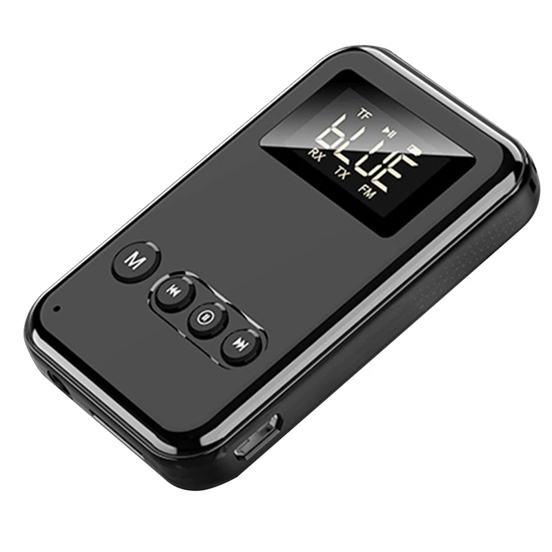 

Bluetooth приемник 2 в 1 BT V5.0 адаптер для ПК компьютера/ноутбука/автомобиля FM