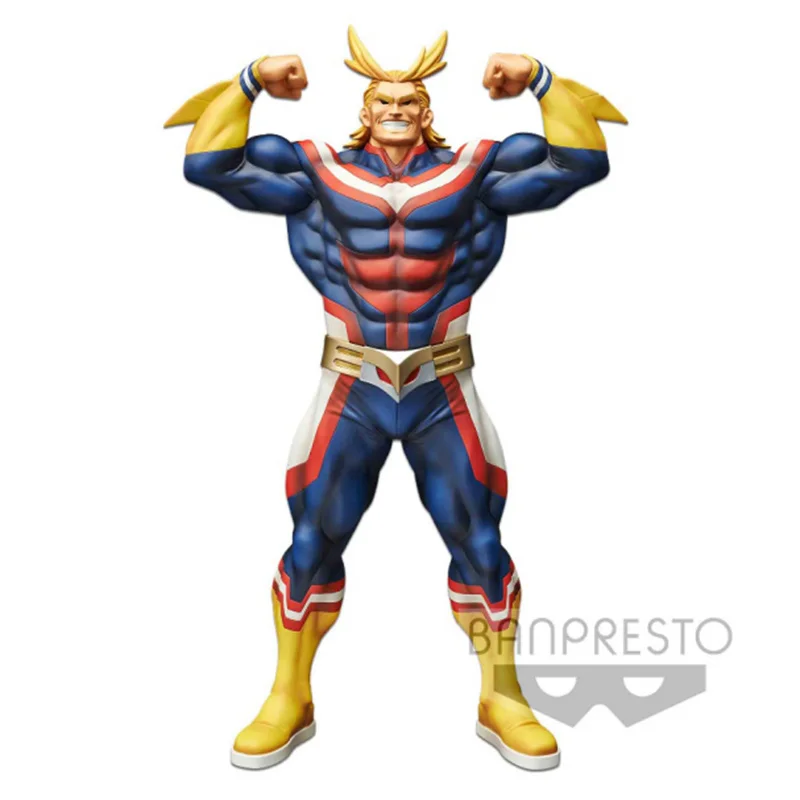 

BANDAI 28 см Оригинальные фигурки Banpresto My Hero, моя геройская академия, раута, все могут, оптовые, ПВХ, коллекционные модели, куклы, игрушки