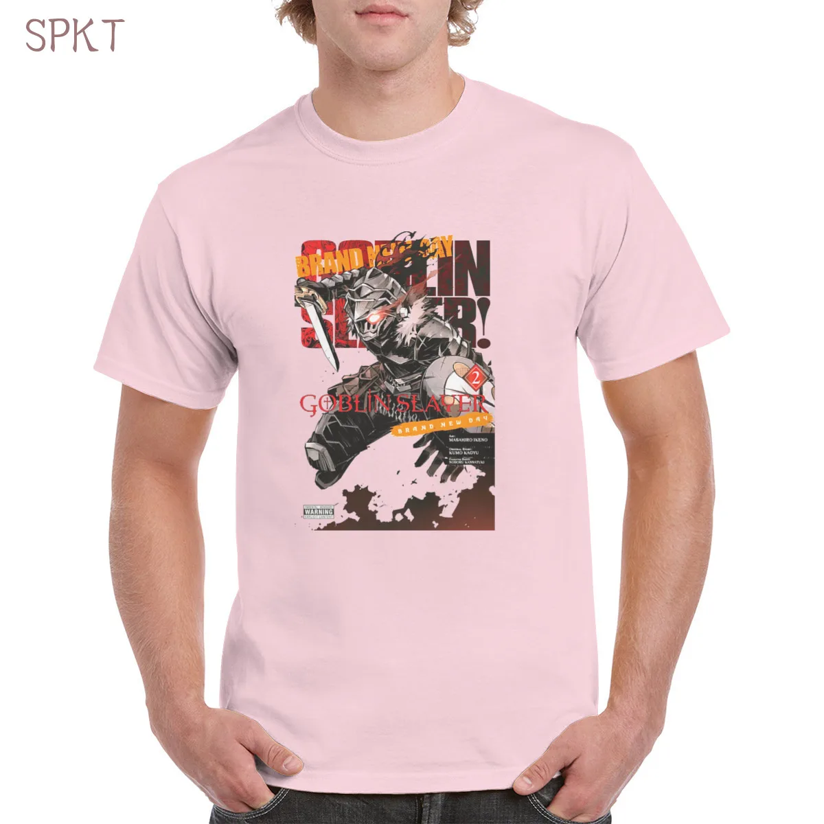 

Goblin Slayer warrior Anime Manga 100% Cotton Tshirt Top Harajuku Aesthetic Tshirt Oversized clothes Female/Man
