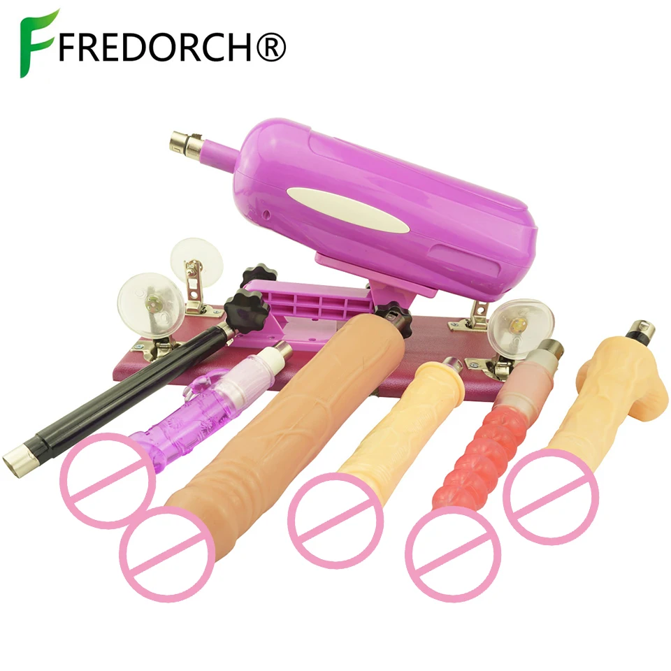 Модная фиолетовая автоматическая секс-машина для девочек с различными