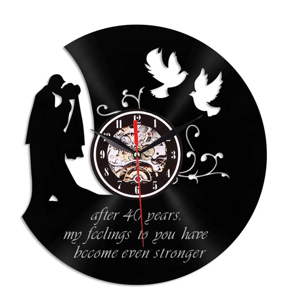 Виниловая пластинка настенные часы с подвеской 3D Ретро Настенные декор для