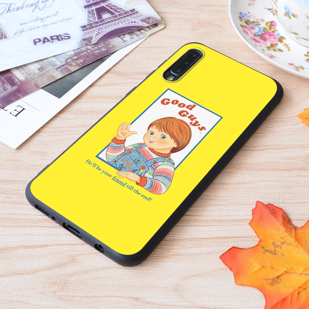 

Child's Play Good Guys Chucky Print Soft Silicone Matt Case For Samsung Galaxy S Note and Galaxy A