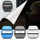Чехол-наклейка на дверной замок для Nissan Navara d40 d22 d23 np300 аксессуары для автостайлинга
