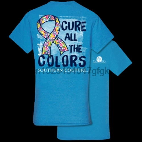 Southern Couture Classic Cure All The Colors Cancer T-Shirt | Мужская одежда