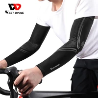 west biking cycling sleeves ice silk sleeves cool sun protection arm sleeves high elasticity quick dry breathable arm sleeves