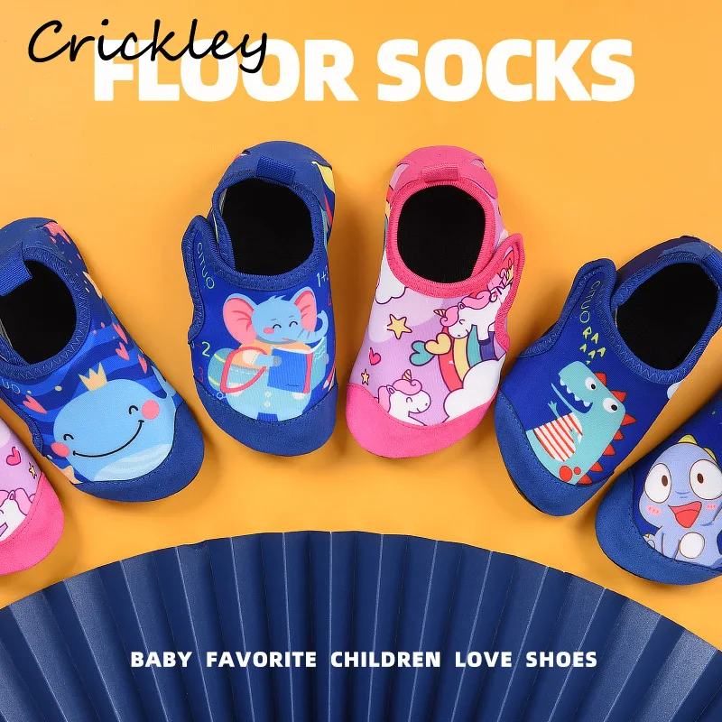 Шлепанцы детские для бассейна Нескользящие мультяшный рисунок единорога летняя