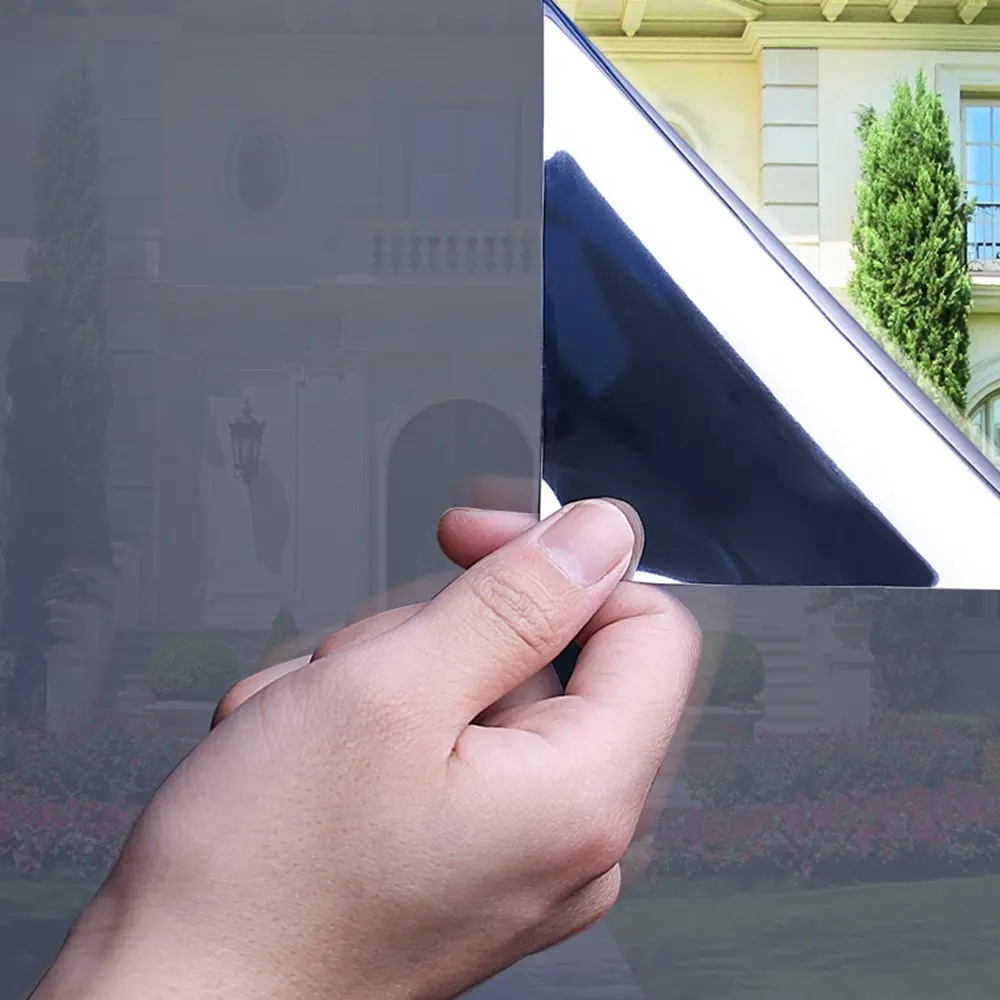 90x300 см теплоблокирующая оконная пленка односторонний зеркальный стеклянный