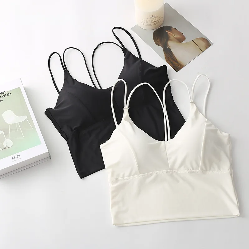 

Linbaiway нижнее белье с эффектом пуш-ап, однотонный бюстгальтер, Бралетт, летний женский бюстгальтер, топ без косточек, сексуальный бесшовный б...