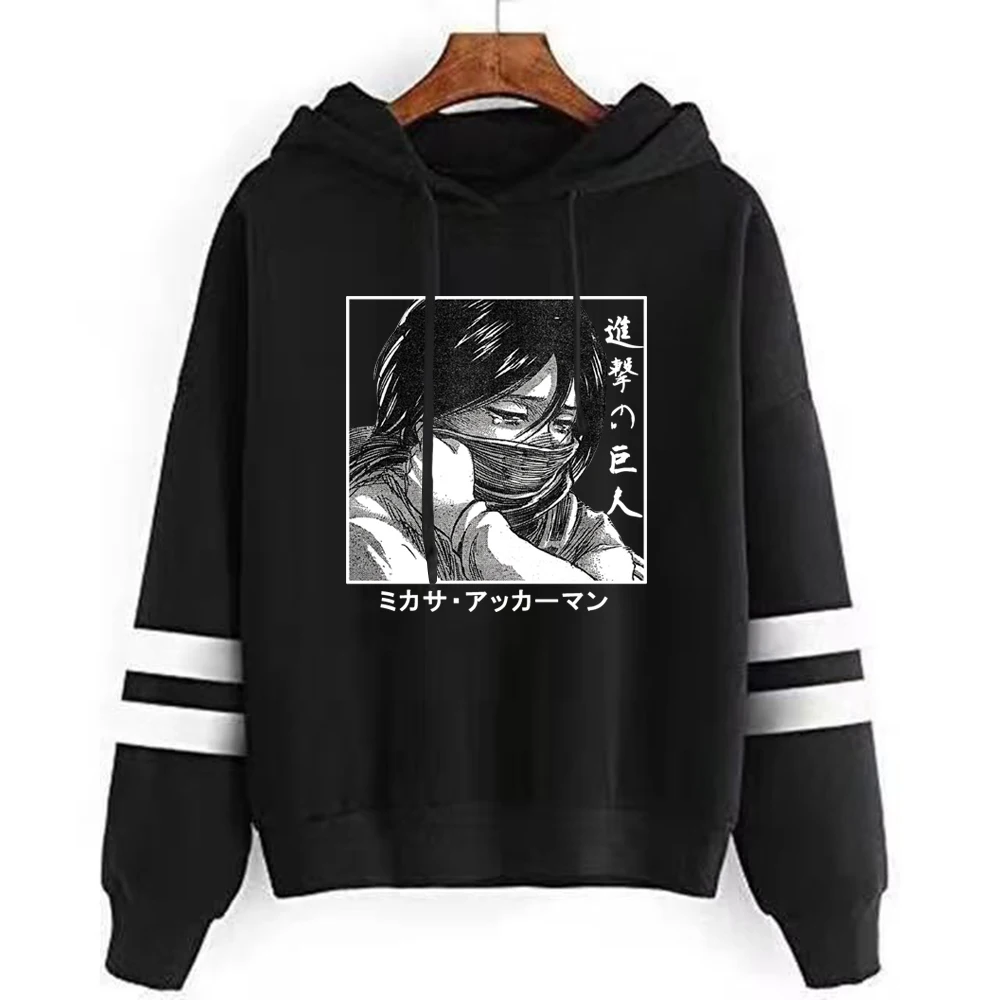 Mikasa Ackerman Hoodies Attack on Titan Sweetshirt Polyester Hoody Casual Hoodie Women