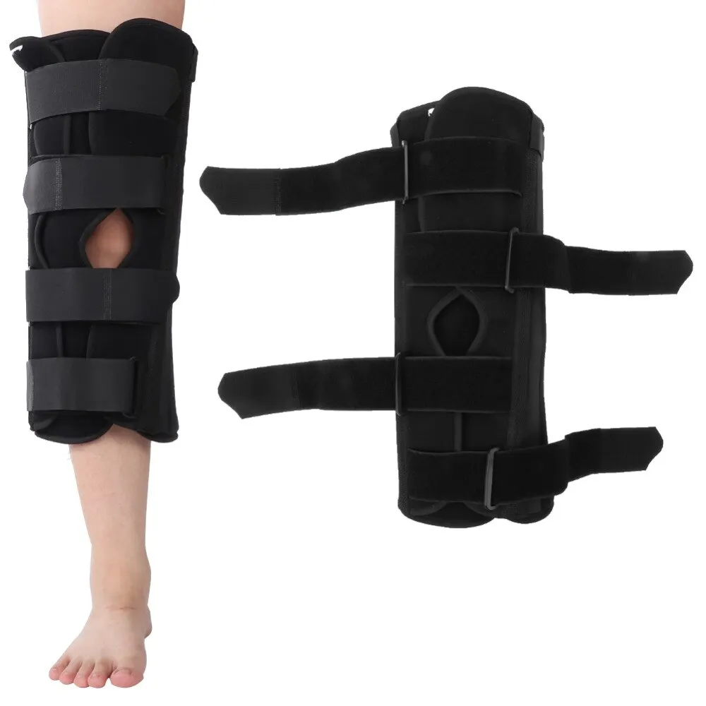 

16 inch Knee Brace Support Pad Patella Knee Fixing Orthopedic Leg Posture Corrector Fractures Splint Guard Protect For Arthritis