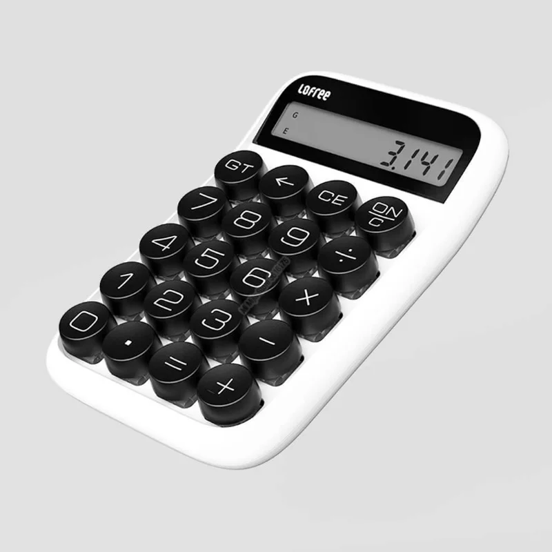 Портативный калькулятор Xiaomi винтажный 20 клавишный механический Caculator съемный
