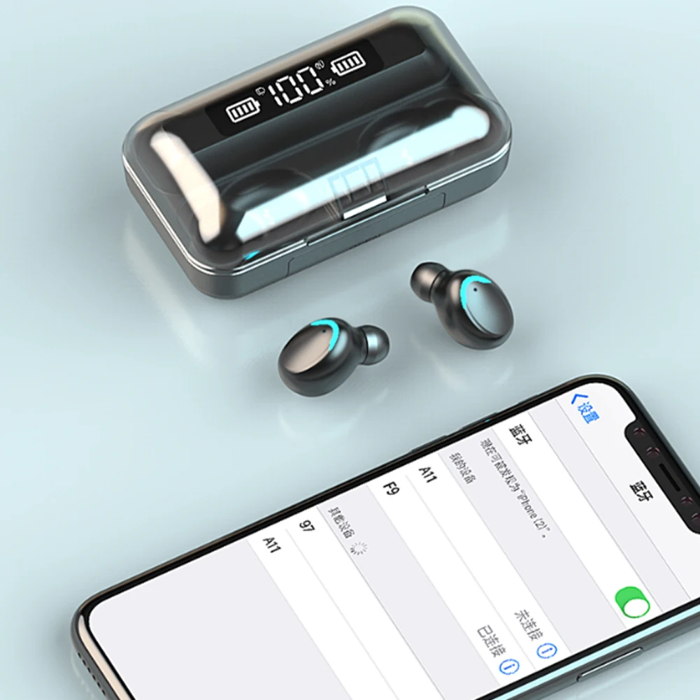 Беспроводные Bluetooth-наушники гарнитура 5 0 TWS мини-наушники сенсорные наушники с
