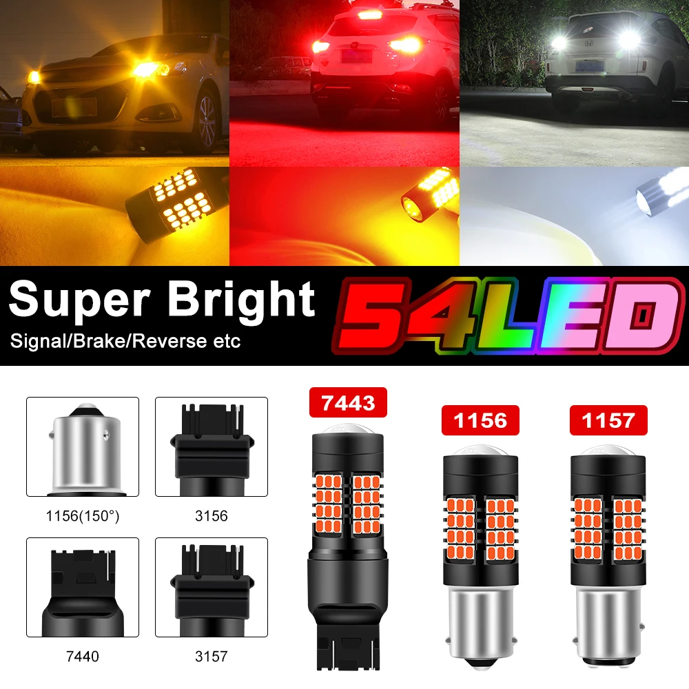 2 шт. тормозной задний светильник противотуманный 1156 BA15S P21W BAU15S 1157 BAY15D 7443 T20 3156 7440