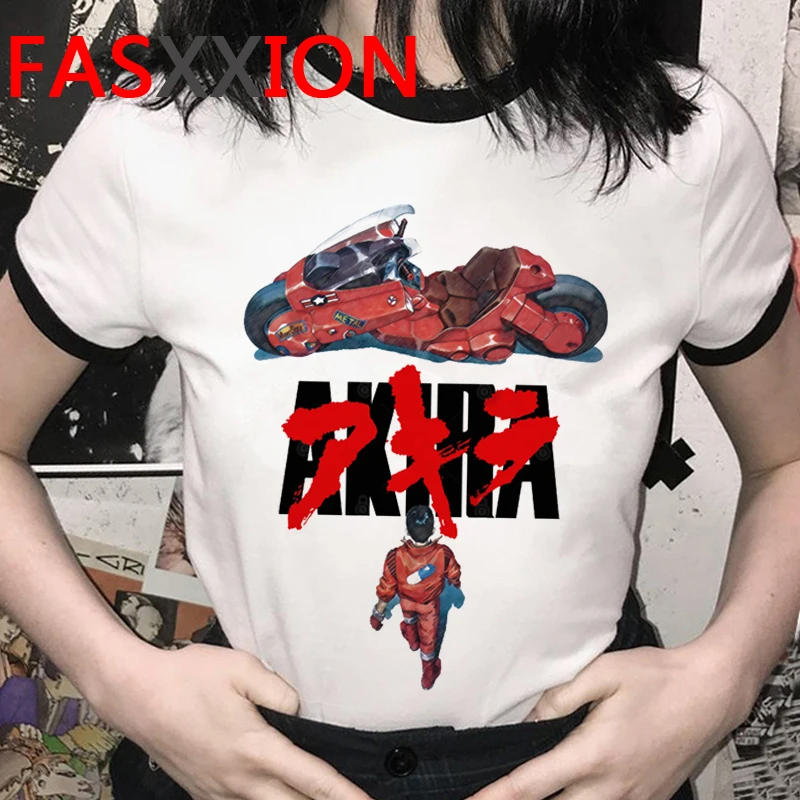 Футболка мужская с аниме Акира в стиле хип-хоп крутая смешная мультяшная рубашка