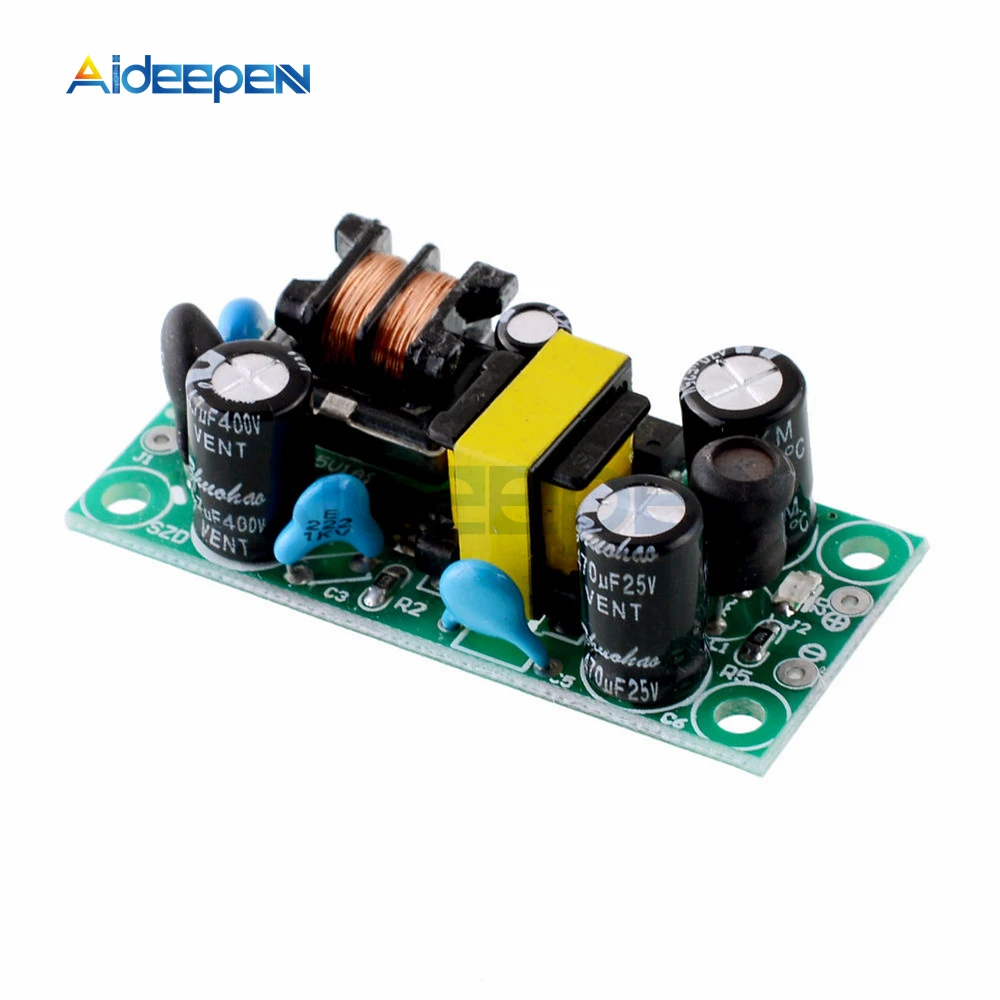 AC-DC 12V 500mA 5V 1A импульсный источник питания с чистой схемой AC 85-265V до 24V плата