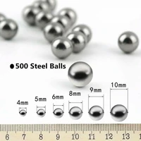 40100pcs 456810mm for slingshot shooting bicycle steel ball bearing replacement ball stainless steel ammo steel ball