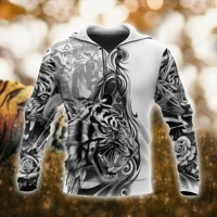 3d printed hoodie the great tiger tattoo harajuku fashion sport hooded springautumn sweatshirt casual jacket diy pullover