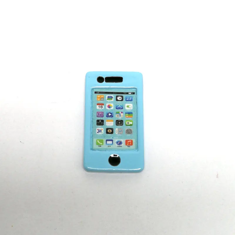 Милая кукла масштаб 1:12 телефон кукольный домик сотовый Миниатюрная игрушка еда