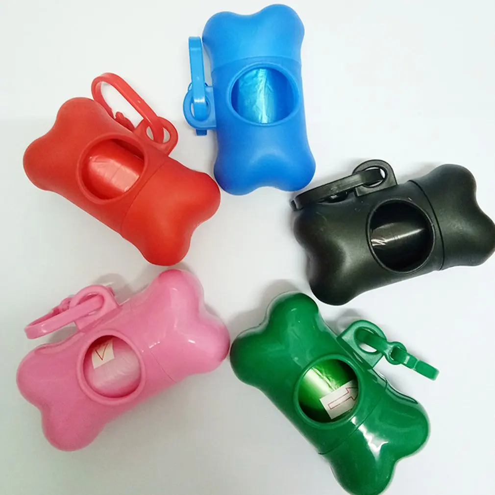 

Pet Waste Bag Dispenser For Dog Waste Bag Holder - Plastic Garbage Bag Dispenser Carrier CaseDog Pet 1 Roll Waste Poop Bags