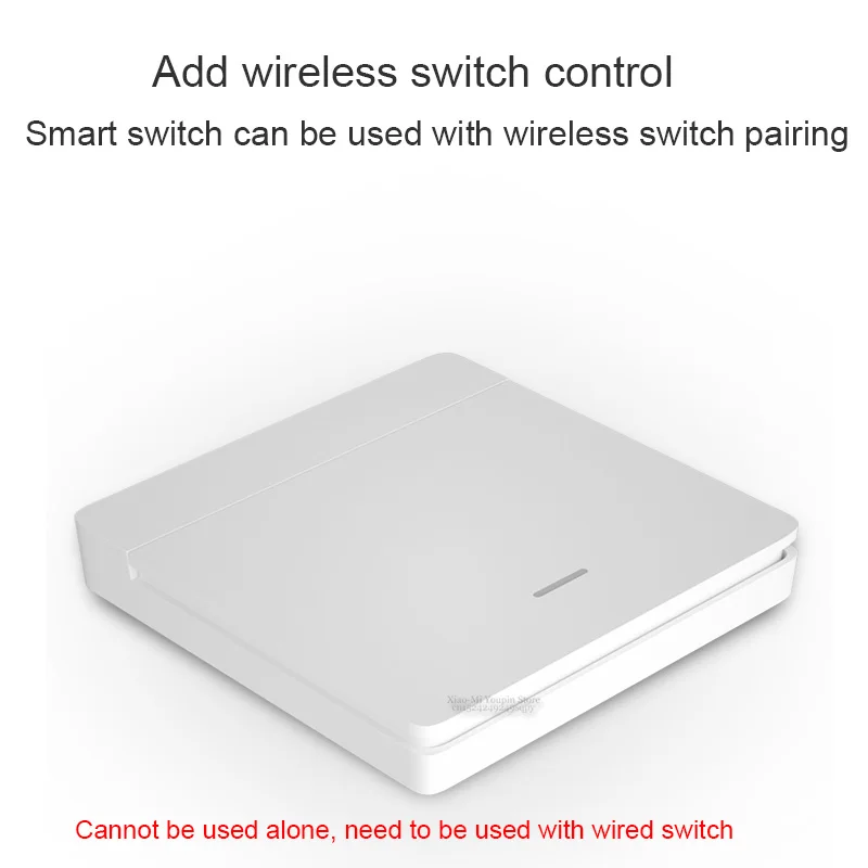 Xiaomi Mijia PTX сенсорный выключатель стандартная Хрустальная стеклянная панель с нулевой линией подключения света настенный сенсорный экран переключатель для приложения Mijia