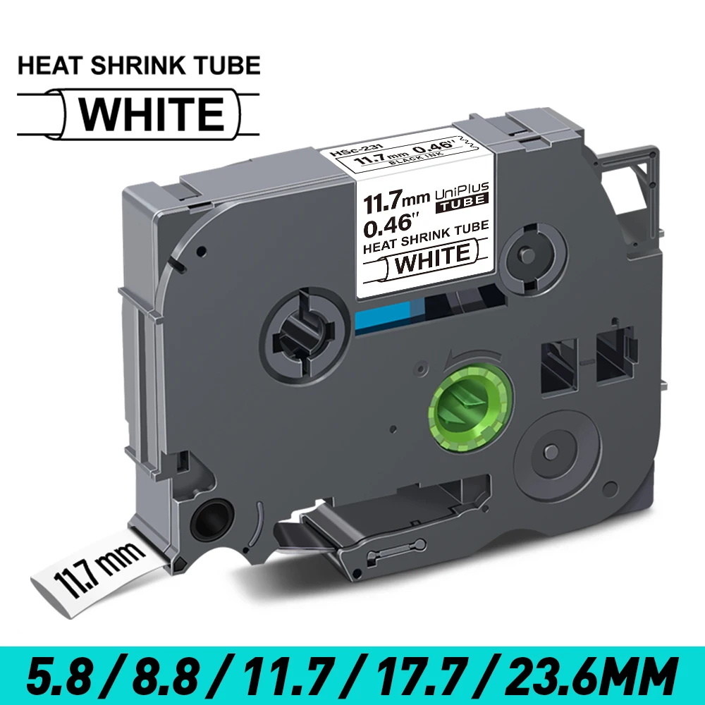 11 7 мм термоусадочная трубка запечатанных лент для замены Brother HS231 hs 231 черного