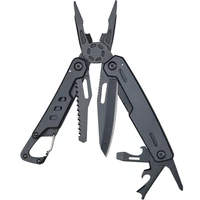 edc multi function knife pliers stainless steel black multi tools outdoor folding portable multi purpose needle nose pliers