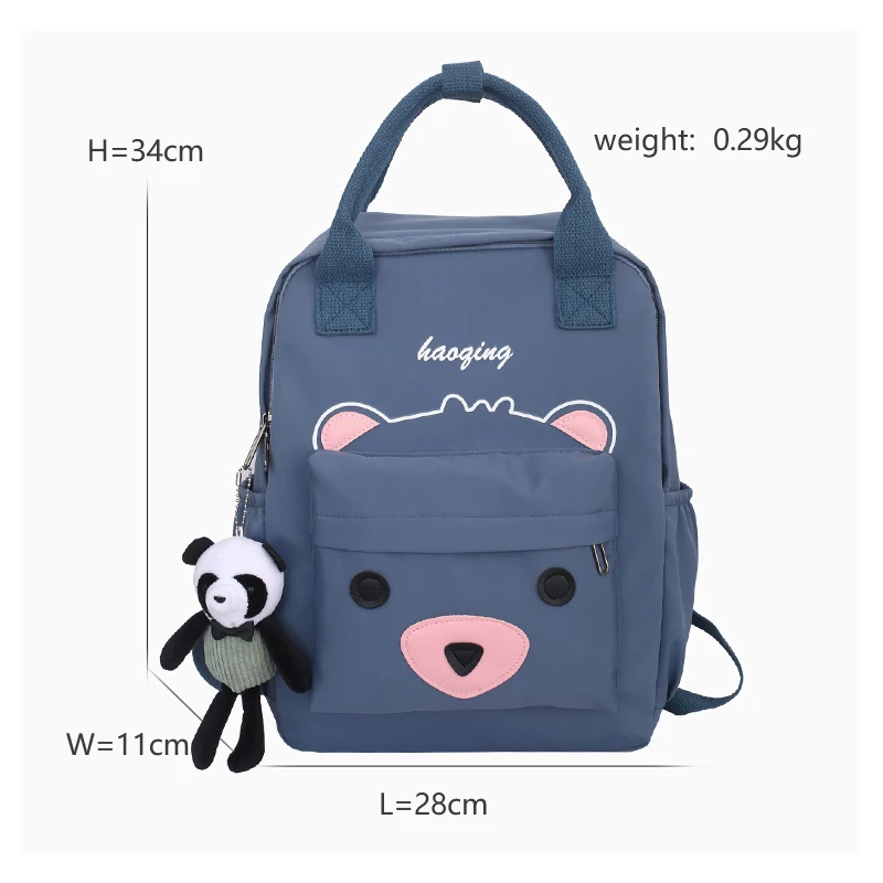 

Fashion Kawaii Women's Backpack Cute Cartoon Pattern Backpacks Teen Girls' School Bags High-Quality Nylon Lady Travel Bag 2021