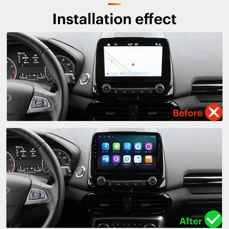 Автомобильный Аудио мультимедийный видеоплеер 2din Android сенсорный экран FM Bluetooth WIFI
