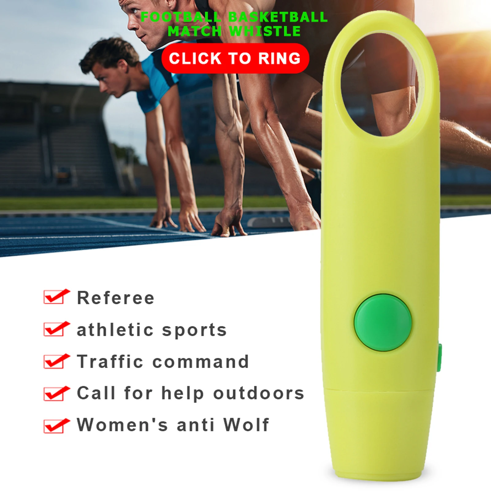 Running Electronic Whistle Practical Competition Basketball Outdoor Training Electric Whistle Cheerleading Football Referee Tone