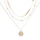 Популярное женское ожерелье 2021 Модное Новое ожерелье популярное личное простое многослойное женское ожерелье с подвеской в виде лотоса