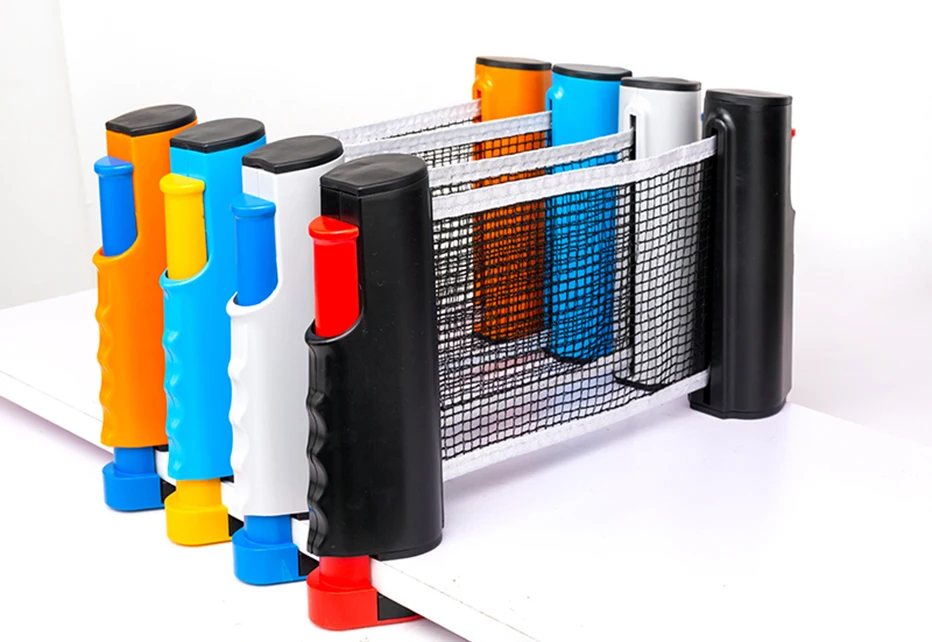 Портативный Настольный Теннис Спортивная школа комплект Выдвижная сетка для