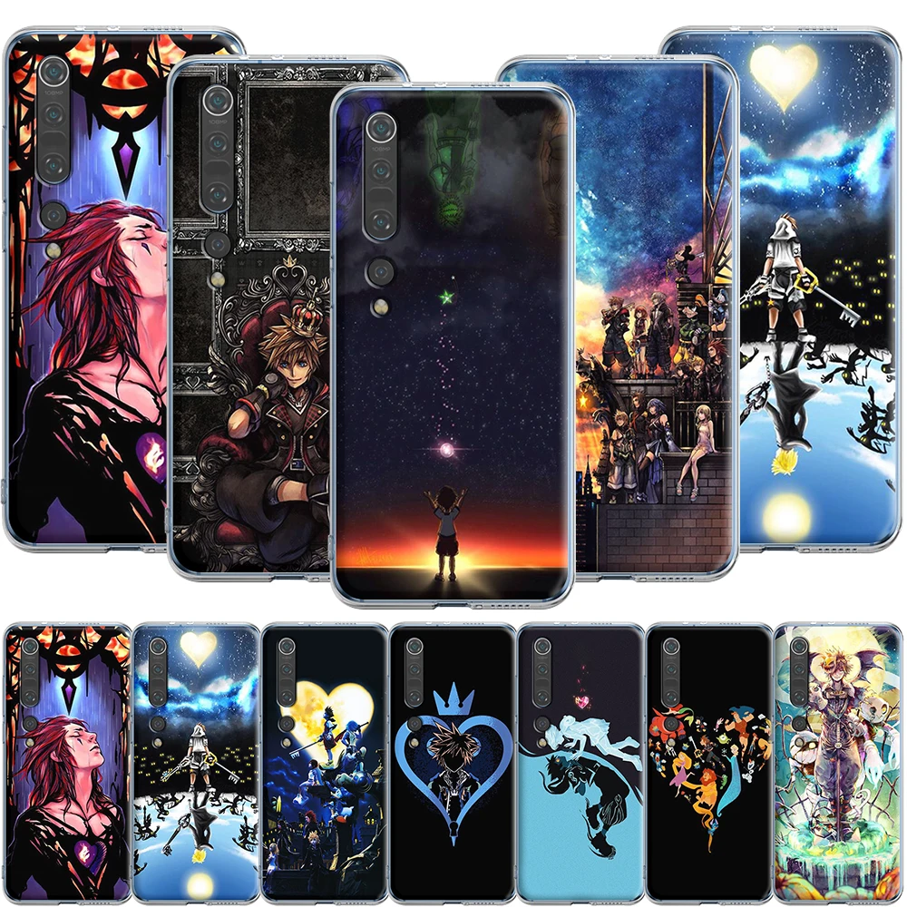 Kingdom Hearts Silicone Case for Xiaomi MI Note 10 A3 A2 A1 9T 9 8 6 Max 3 SE Pro Lite Pocophone F1 | Mobile Phone Cases &amp Covers
