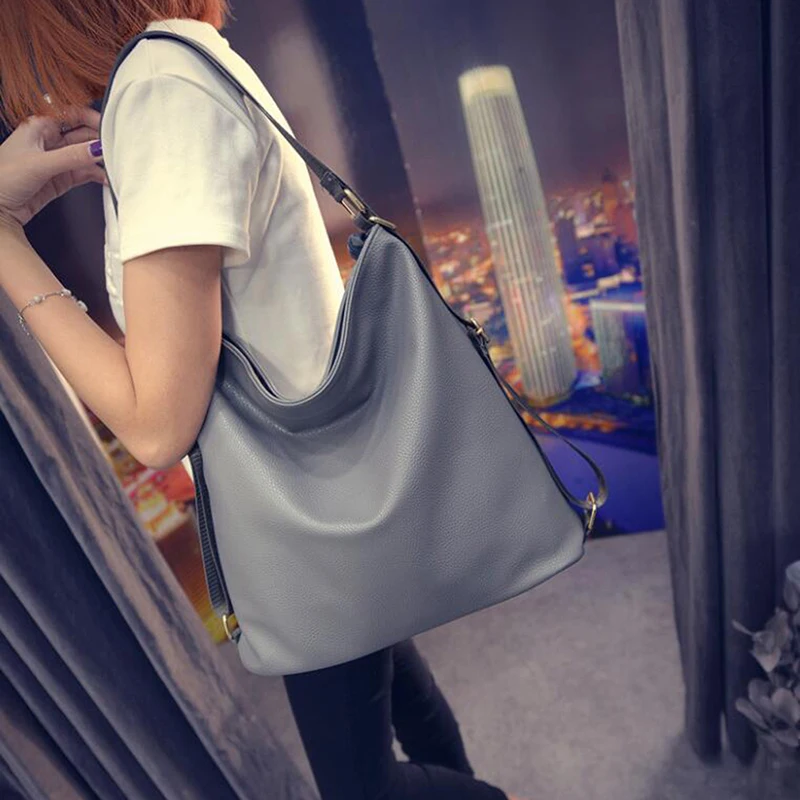 

Multi-function Leather Women Bags Luxury Backpacks Hobos Designer Shoulder Bag Fashion Ladies Leather Bags