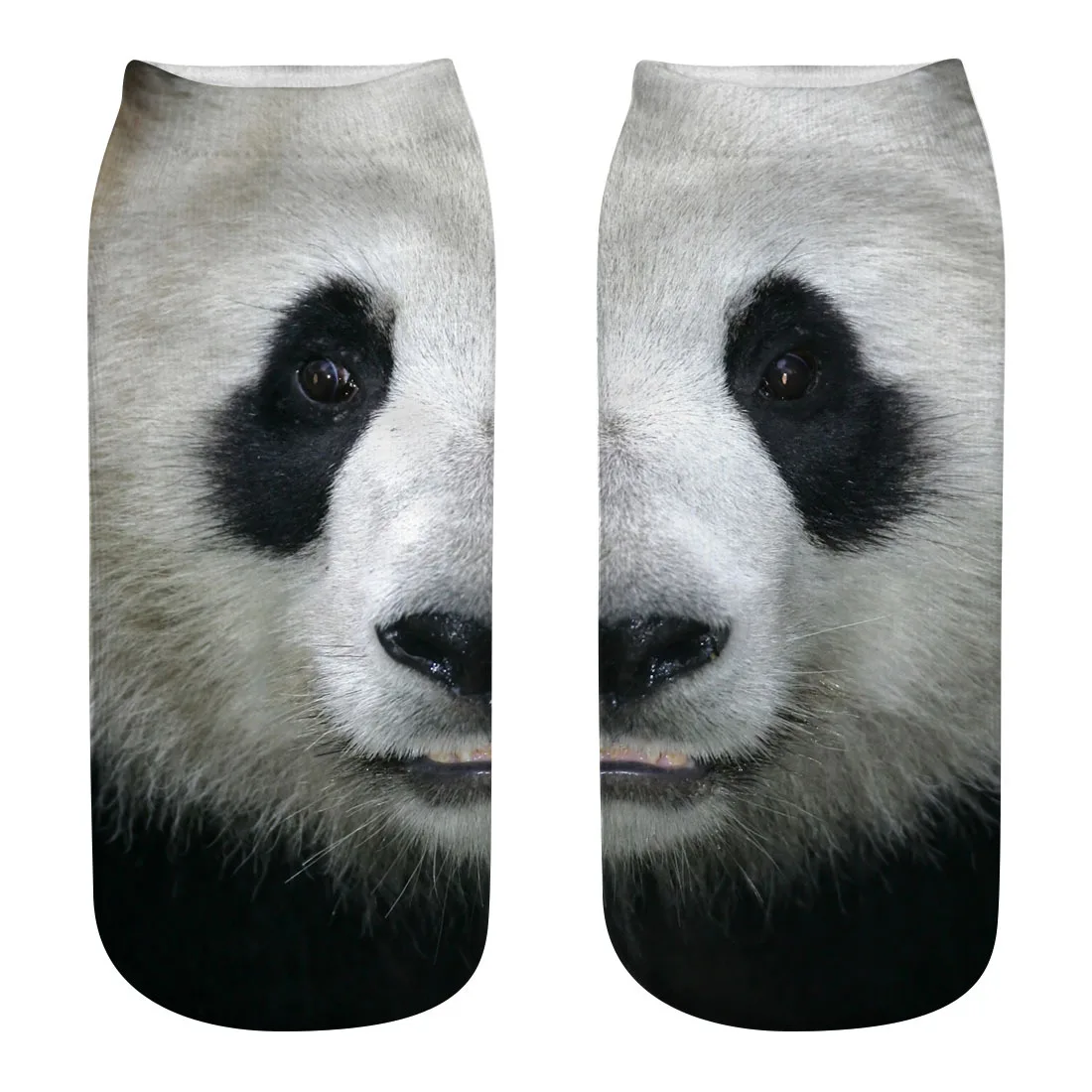 

Kawaii Panda 3D Patterned Harajuku Socks Women Hipster Cotton Short Socks Boat Socks Female Art Low Thinventilation Socks Gift