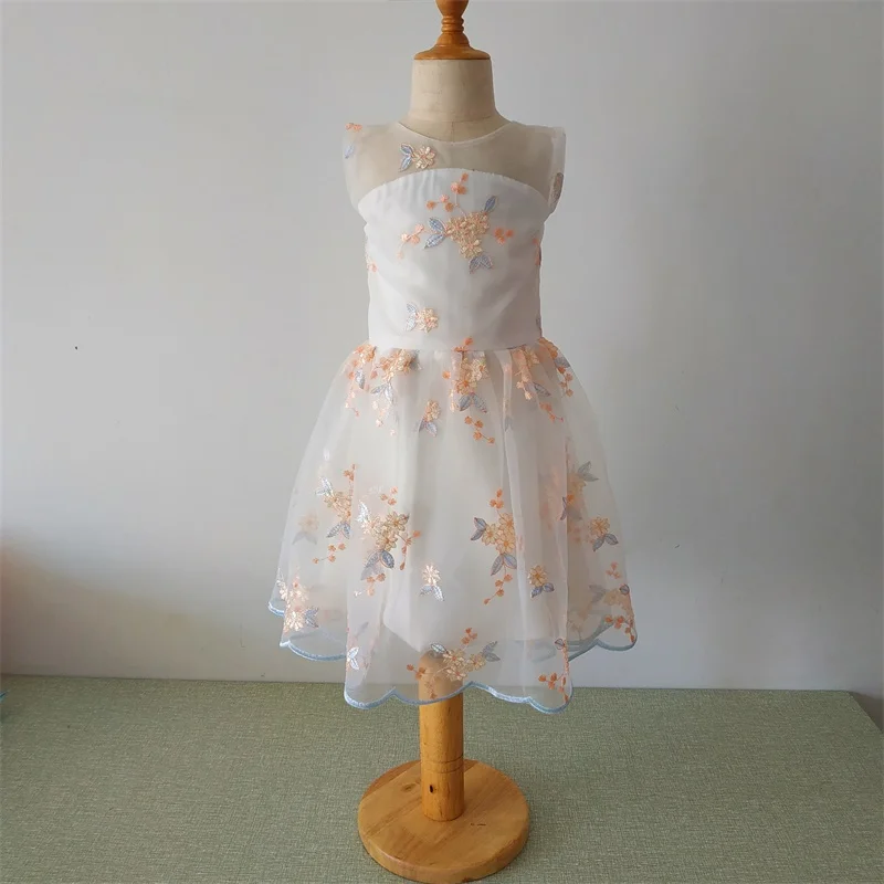 

New Arrival Flower Girl Dresses Lovely Little Girls Kids/Children Dress Elegant Princess Party Pageant First Communion Dress