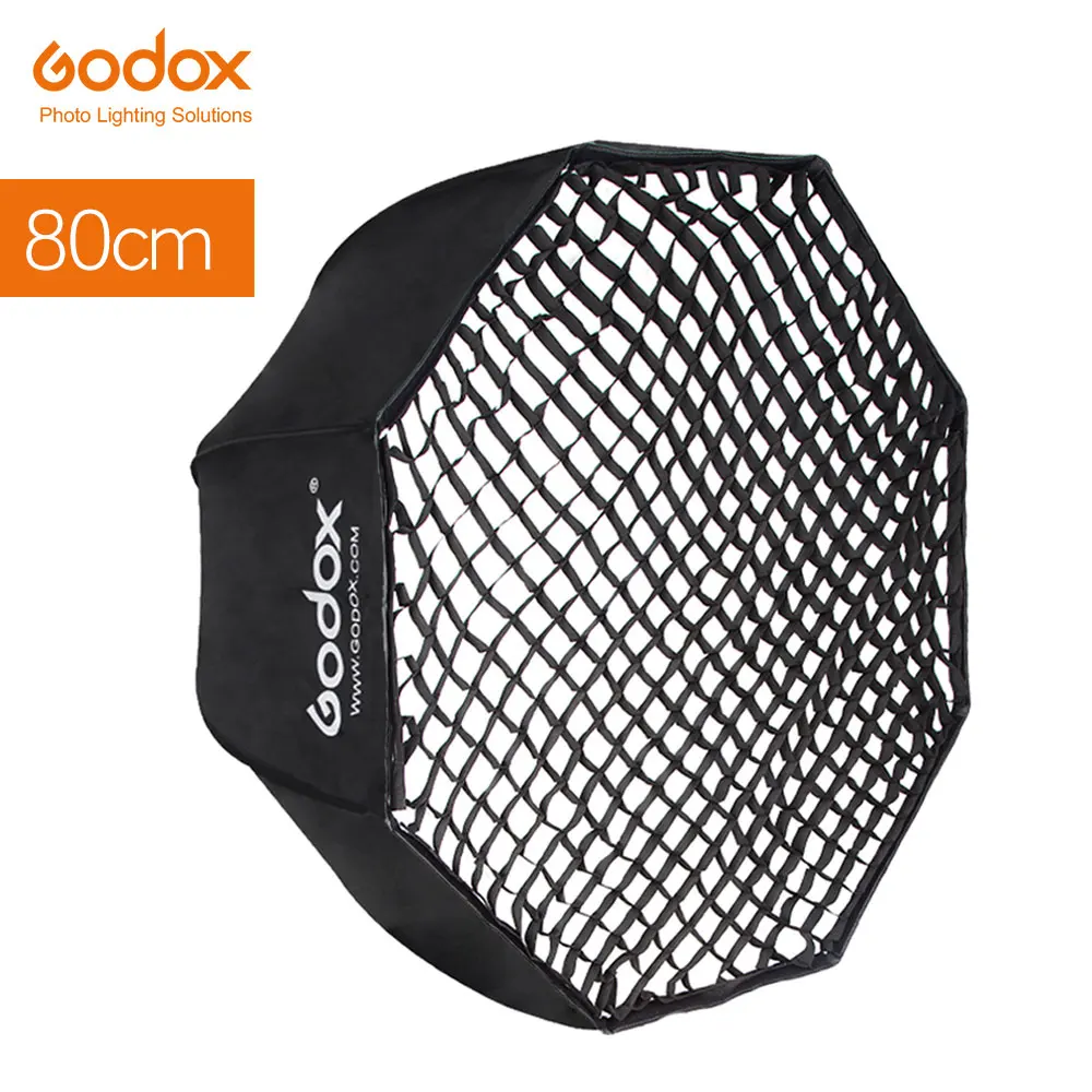 Godox 31,5 дюйма 80 см софтбокс в виде ВОСЬМИУГОЛЬНОГО зонта 200 см осветительный стенд зонтик Горячий башмак кронштейн комплект для вспышки Speedlite - Цвет: Kit 6