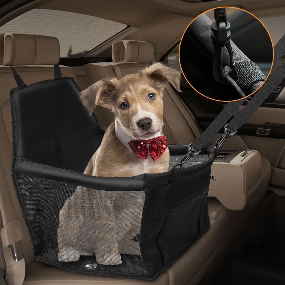 

DEKO Folding Hammock Protector Dog Bed Car Front Seat Cover Pet Carriers Mesh Bags Caring Cat Basket Waterproof Pets Travel Mat