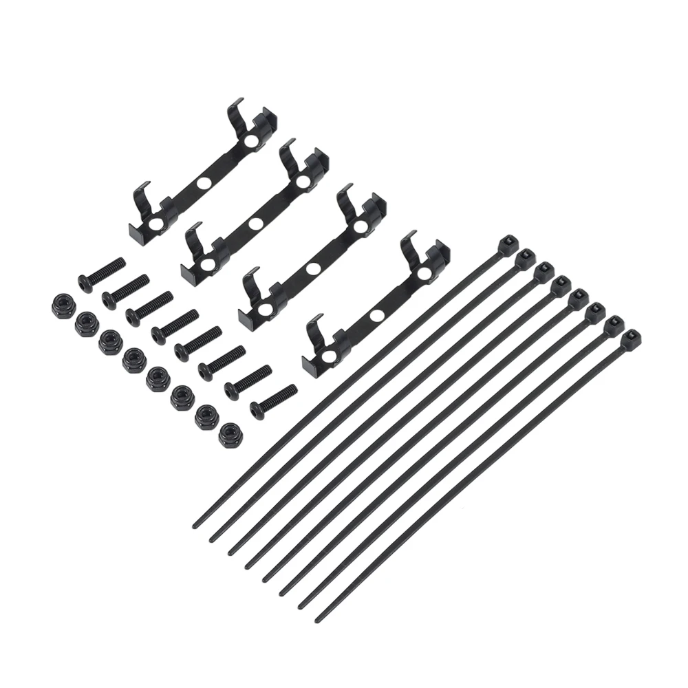 4 шт. Металлические Амортизаторы для гонок по бездорожью Монтажная база зажим 1/10