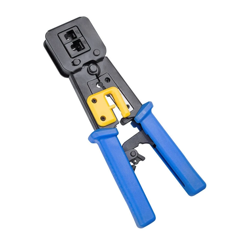 

Multi-Function RJ11 RJ45 6P 8P Network Cable Pliers Ethernet Crimping Tool EZ Crystal Head Cable Cutter