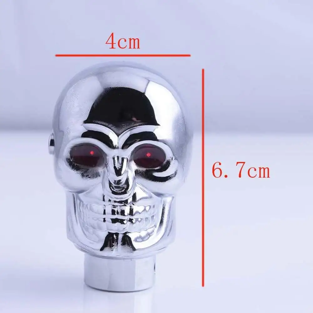 Автомобильные ручки переключения передач хромированные светодиодный Ки ручка