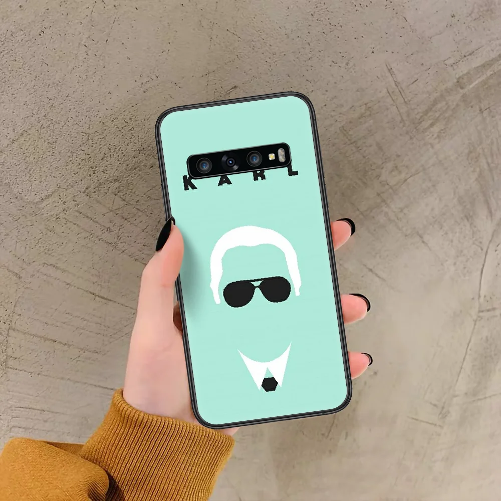 

Famous designer KARLs Phone Case For Samsung Galaxy Note S 8 9 10 20 Plus E Lite Uitra black Prime Pretty Cover Tpu Cell 3D