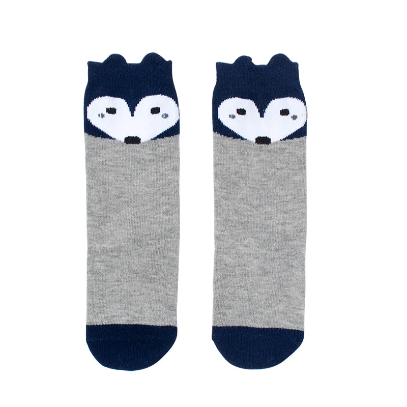 Симпатичные Детские Носки с рисунком медведя хлопковые носки для малышей гольфы