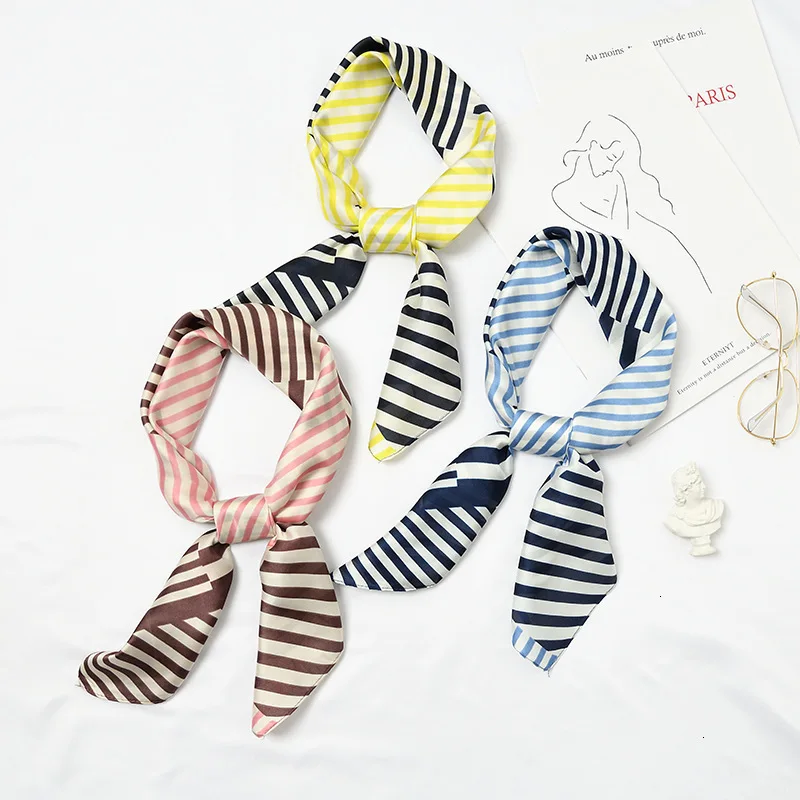 Горячая Распродажа 2019 70*70 см Женская на весенний сезон шарфы разноцветные